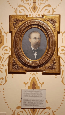 Portrét Bedřicha Smetany v Památníku v Jabkenicích