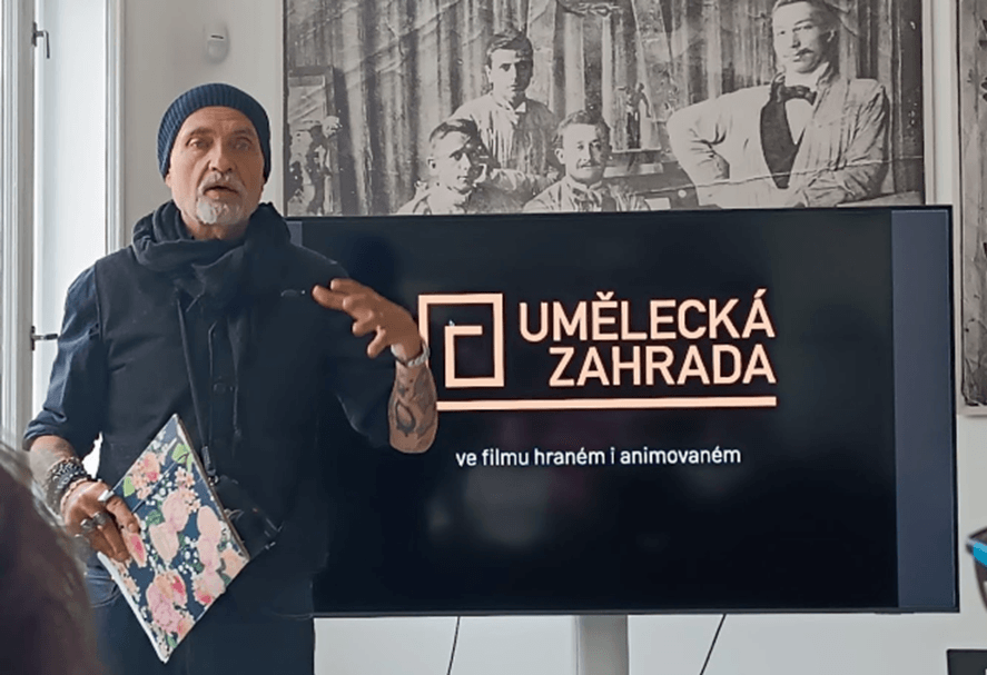 Prezentace o Umělecké zahradě ve filmu hraném i animovaném